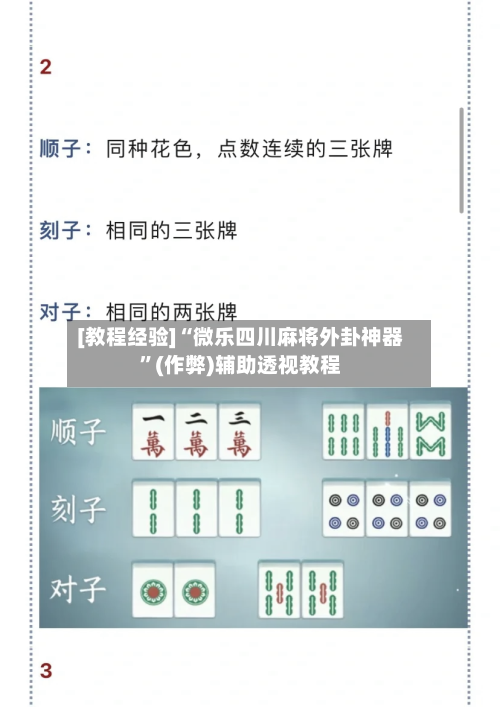 [教程经验]“微乐四川麻将外卦神器”(作弊)辅助透视教程-第3张图片