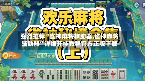 强烈推荐“雀神麻将辅助器,雀神麻将辅助器	”详细开挂教程官方正版下载-第2张图片