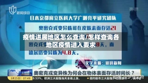 疫情进展地区怎么查询/怎样查询各地区疫情进入要求-第2张图片