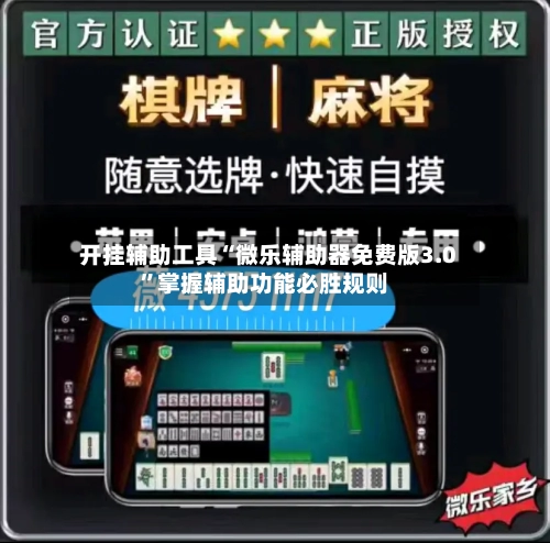 开挂辅助工具“微乐辅助器免费版3.0”掌握辅助功能必胜规则-第2张图片