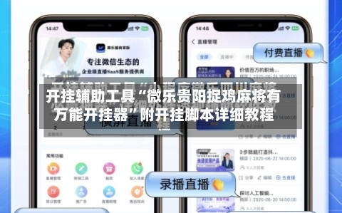 开挂辅助工具“微乐贵阳捉鸡麻将有万能开挂器”附开挂脚本详细教程-第1张图片