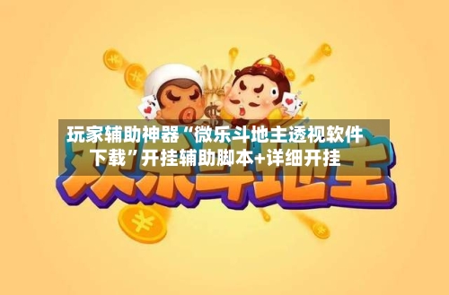 玩家辅助神器“微乐斗地主透视软件下载”开挂辅助脚本+详细开挂-第2张图片