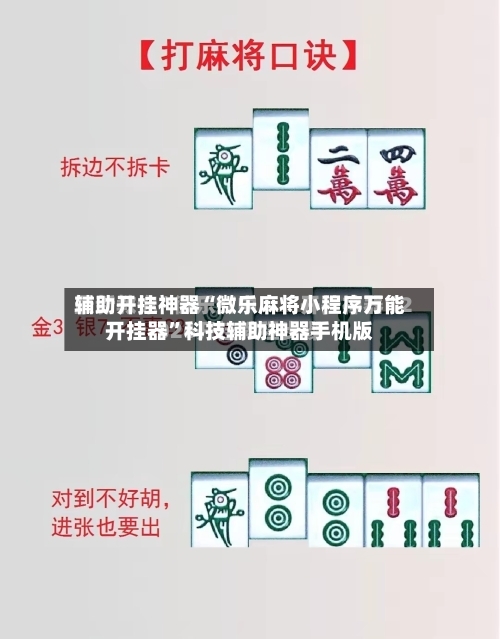 辅助开挂神器“微乐麻将小程序万能开挂器	”科技辅助神器手机版-第3张图片