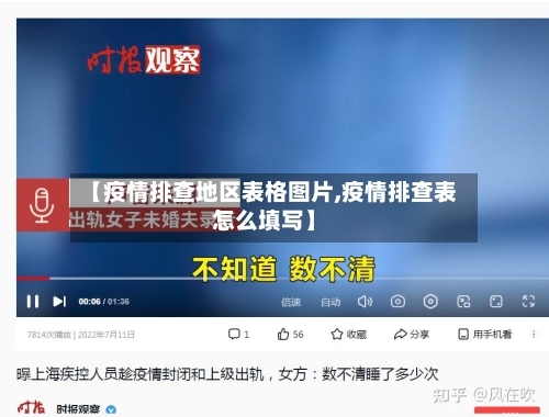 【疫情排查地区表格图片,疫情排查表怎么填写】-第1张图片