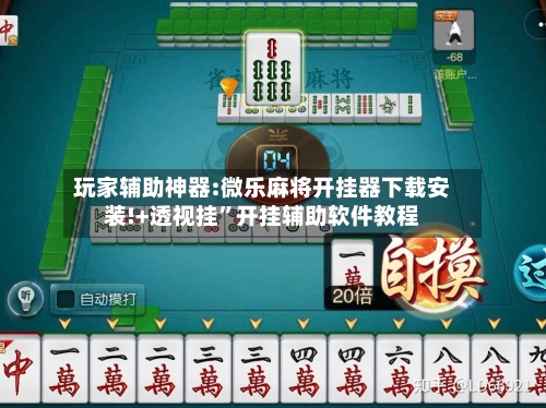 玩家辅助神器:微乐麻将开挂器下载安装!+透视挂”开挂辅助软件教程-第2张图片