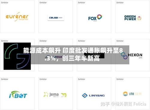 能源成本飙升 印度批发通胀飙升至8.3%	，创三年半新高-第2张图片