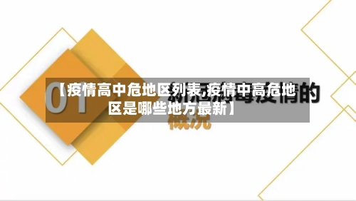 【疫情高中危地区列表,疫情中高危地区是哪些地方最新】-第1张图片