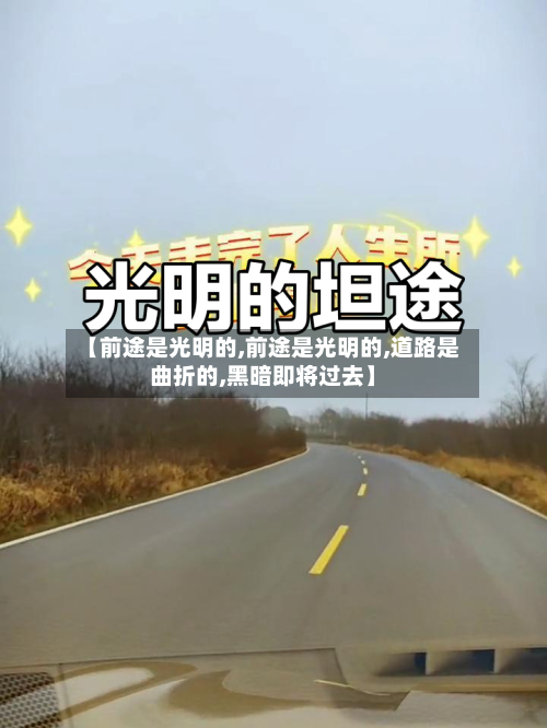 【前途是光明的,前途是光明的,道路是曲折的,黑暗即将过去】-第1张图片