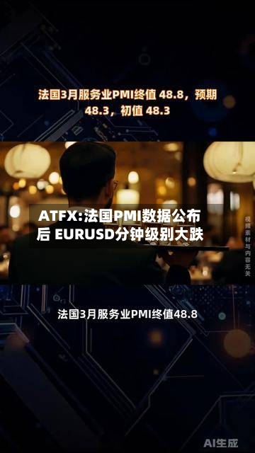 ATFX:法国PMI数据公布后 EURUSD分钟级别大跌-第1张图片