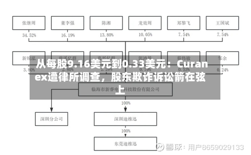 从每股9.16美元到0.33美元：Curanex遭律所调查，股东欺诈诉讼箭在弦上-第1张图片