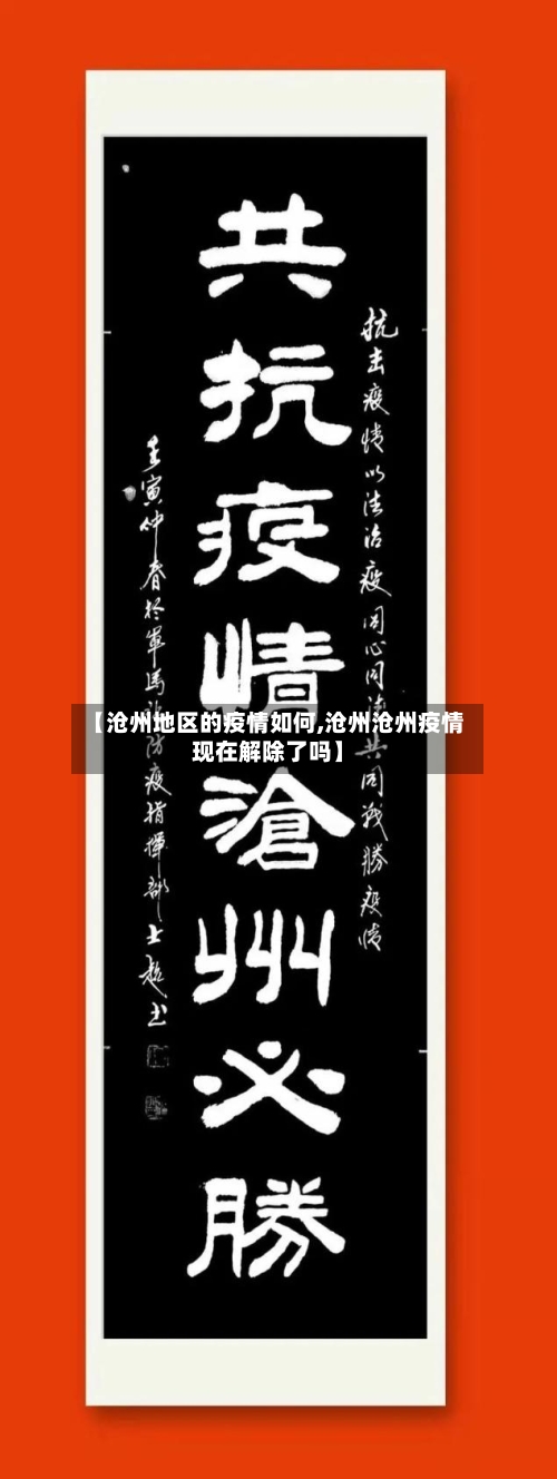 【沧州地区的疫情如何,沧州沧州疫情现在解除了吗】-第1张图片
