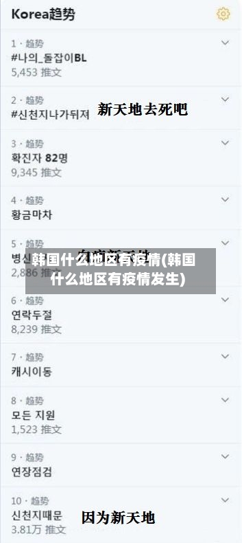 韩国什么地区有疫情(韩国什么地区有疫情发生)-第3张图片