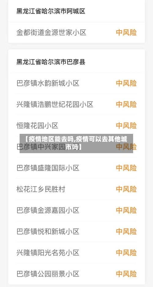 【疫情地区能去吗,疫情可以去其他城市吗】-第2张图片