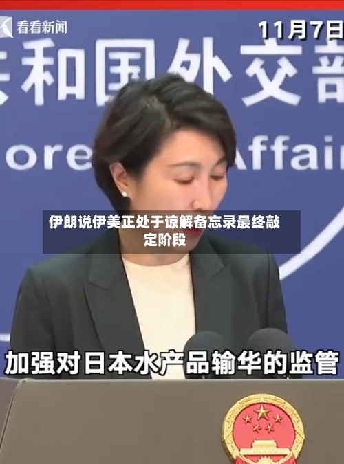 伊朗说伊美正处于谅解备忘录最终敲定阶段-第2张图片