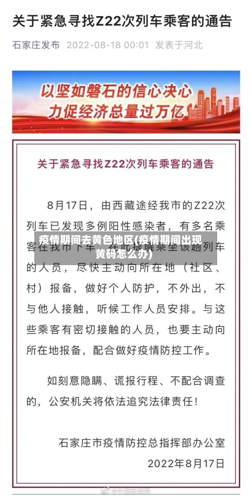 疫情期间去黄色地区(疫情期间出现黄码怎么办)-第1张图片