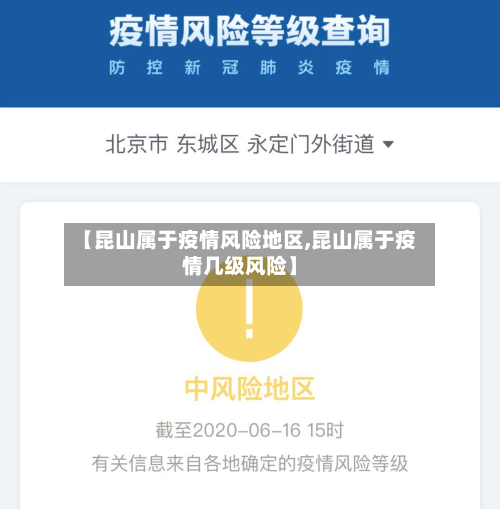 【昆山属于疫情风险地区,昆山属于疫情几级风险】-第1张图片