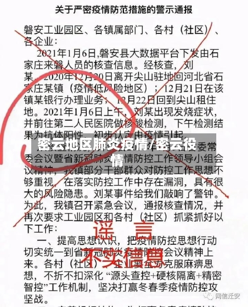 密云地区肺炎疫情/密云役情-第1张图片
