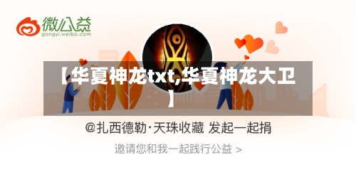 【华夏神龙txt,华夏神龙大卫】-第1张图片